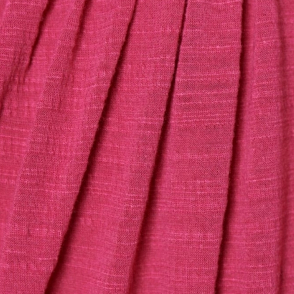 Laurie Felt Medium Rose Pink Gauze Ruffle Peasant Top w/ Sleeve Details - Picture 3 of 5